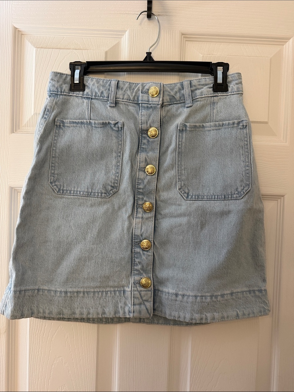 Free Assembly denim mini skirt sz 2